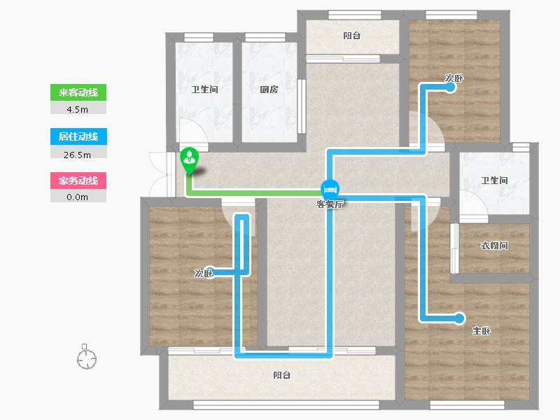 河北省-石家庄市-高远森霖城-89.16-户型库-动静线