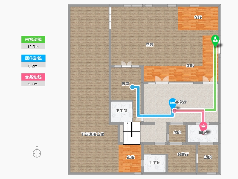 广西壮族自治区-百色市-锦绣古镇-284.73-户型库-动静线