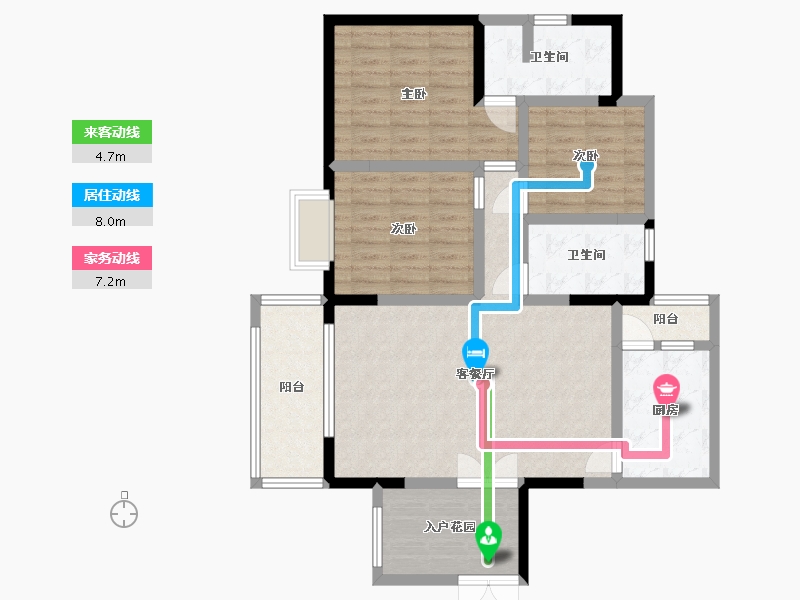 贵州省-贵阳市-施格名门-99.10-户型库-动静线