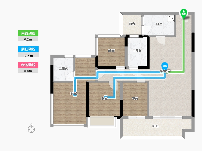 四川省-眉山市-天府中心城-98.09-户型库-动静线