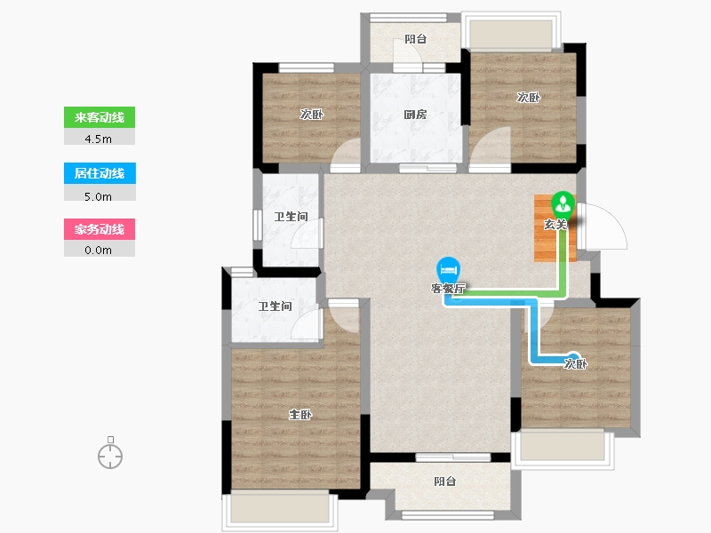 四川省-成都市-领地天府蘭台-94.96-户型库-动静线