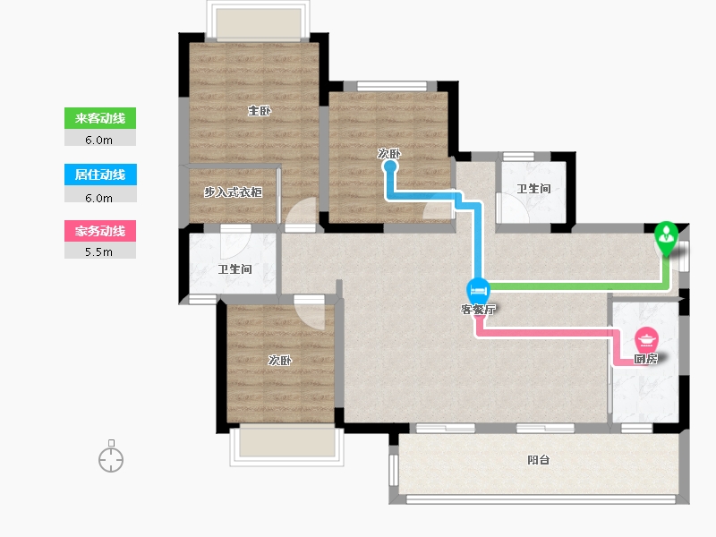 四川省-成都市-人居悦云庭-99.07-户型库-动静线