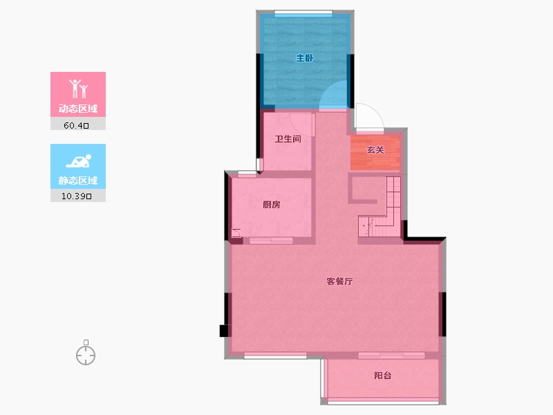 四川省-成都市-领地天府蘭台-63.21-户型库-动静分区