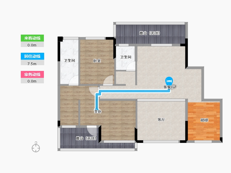 贵州省-安顺市-万银宝郡-96.00-户型库-动静线