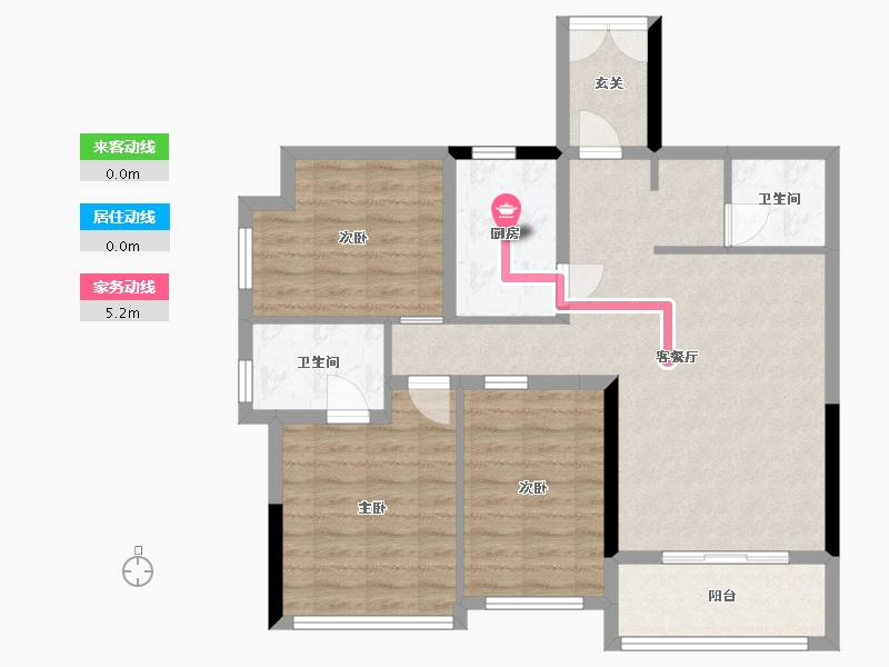 贵州省-贵阳市-上和国际-86.11-户型库-动静线