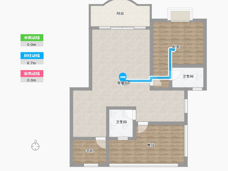 贵州省-遵义市-方圆学府壹号-98.01-户型库-动静线