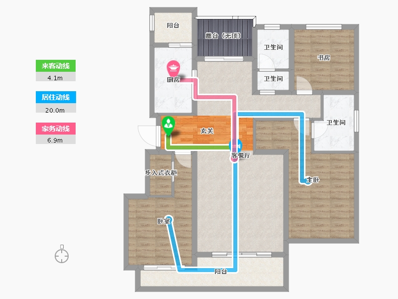 河北省-石家庄市-金悦府-118.55-户型库-动静线