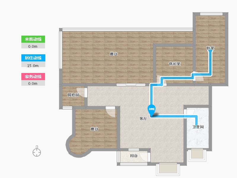 贵州省-遵义市-方圆学府壹号-123.45-户型库-动静线