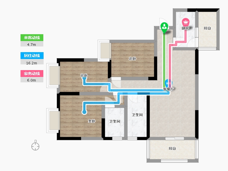 贵州省-贵阳市-施格名门-86.01-户型库-动静线