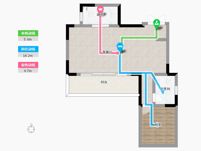 四川省-成都市-融创九天一城-65.41-户型库-动静线