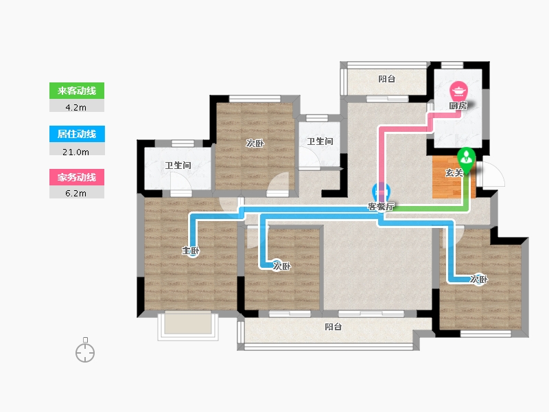 四川省-成都市-领地天府蘭台-98.18-户型库-动静线