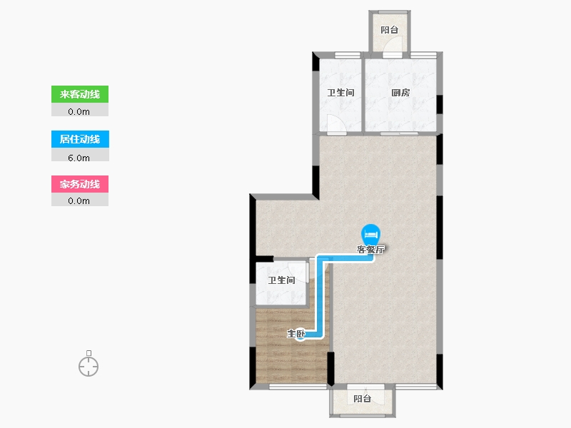 广西壮族自治区-柳州市-龙光玖珑府-80.99-户型库-动静线