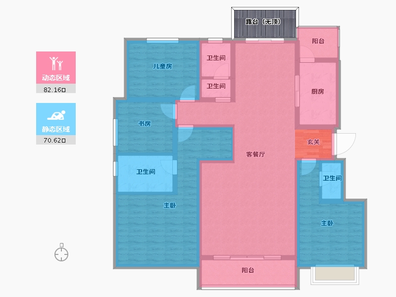 河北省-石家庄市-金悦府-142.21-户型库-动静分区