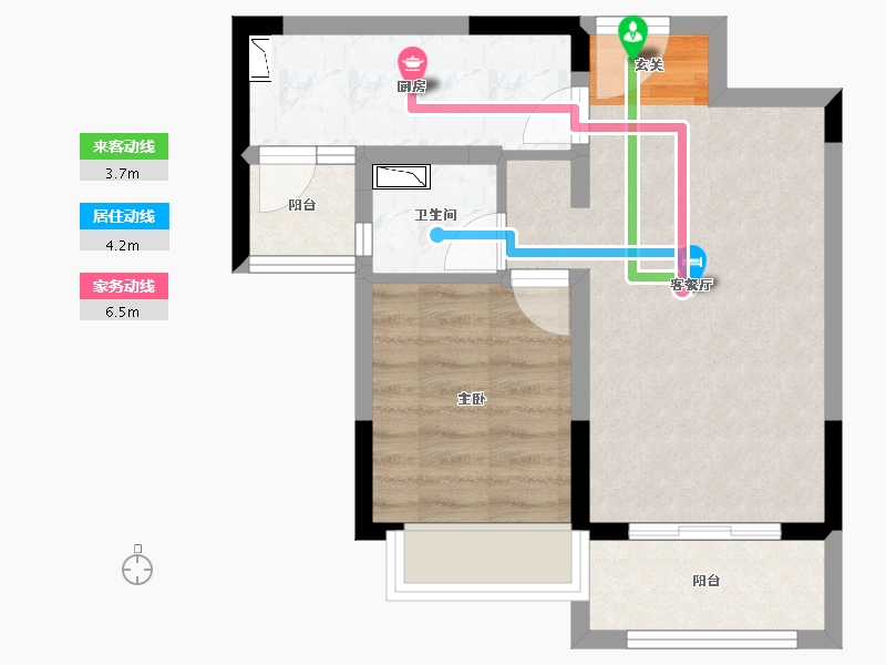 河北省-石家庄市-融创西双版纳旅游度假区-47.69-户型库-动静线