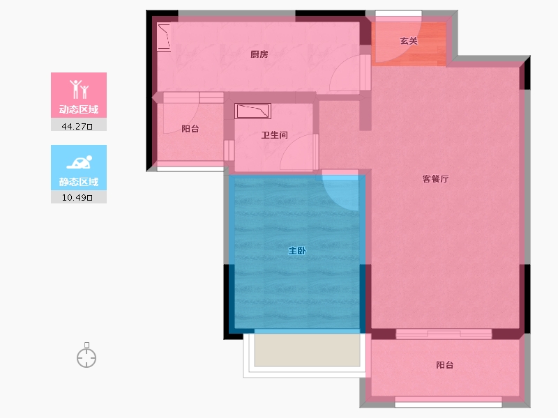 河北省-石家庄市-融创西双版纳旅游度假区-47.69-户型库-动静分区