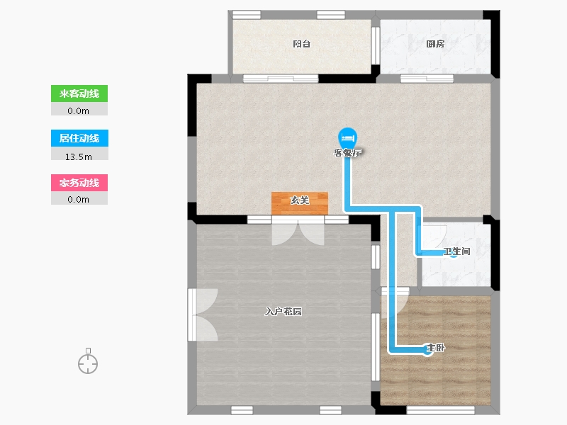 河北省-石家庄市-融创西双版纳旅游度假区-85.77-户型库-动静线