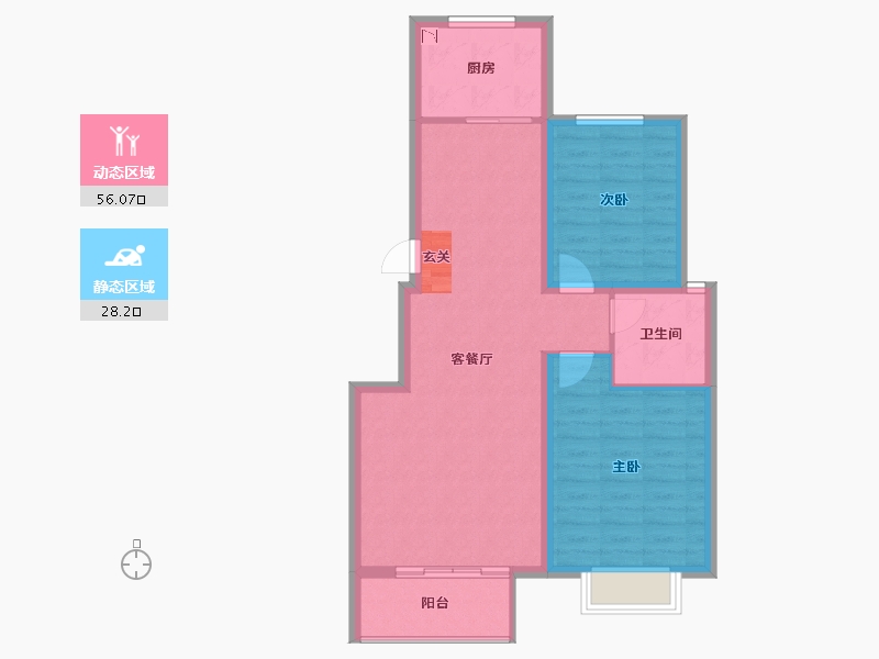 河北省-石家庄市-智慧健康城-76.01-户型库-动静分区