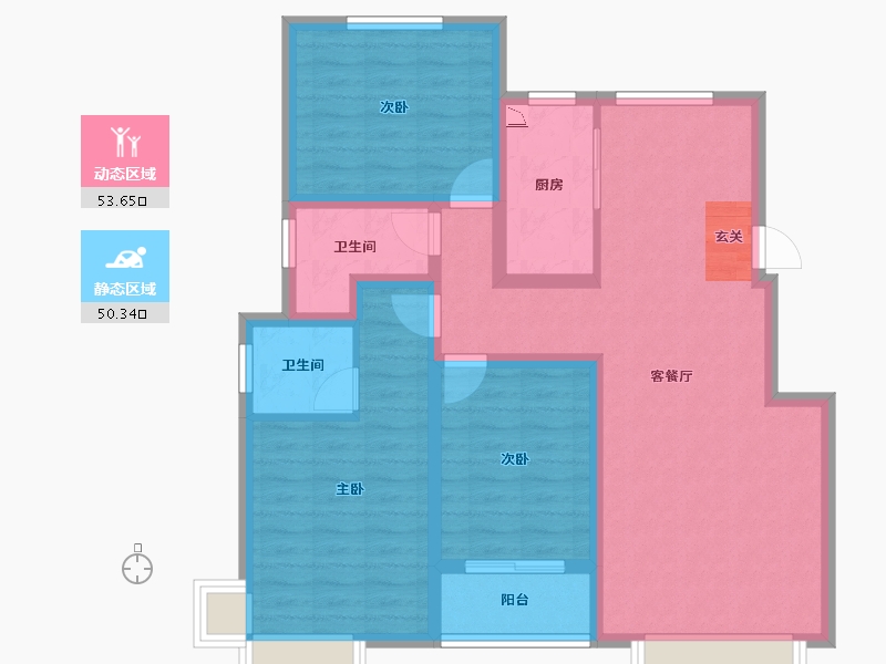 河北省-石家庄市-智慧健康城-92.09-户型库-动静分区