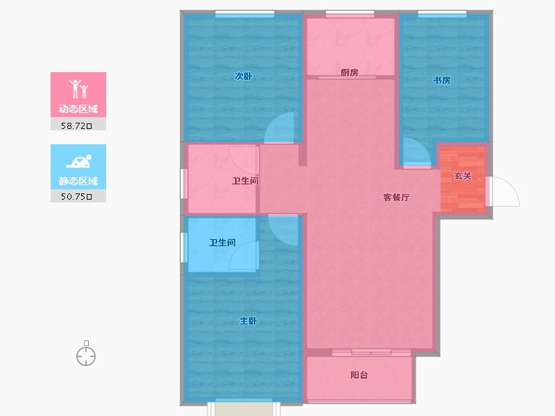 河北省-石家庄市-智慧健康城-99.01-户型库-动静分区