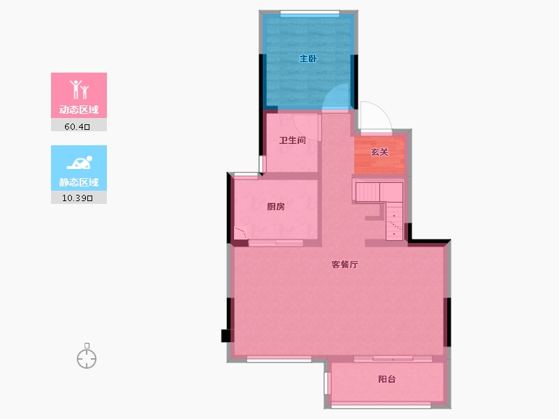 四川省-成都市-领地天府蘭台-63.24-户型库-动静分区