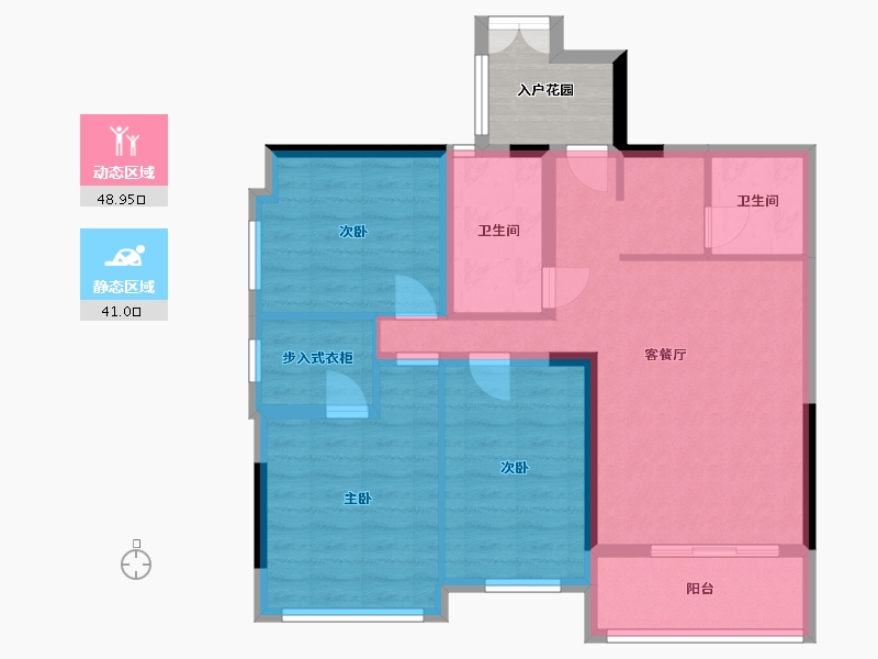 贵州省-贵阳市-上和国际-84.73-户型库-动静分区