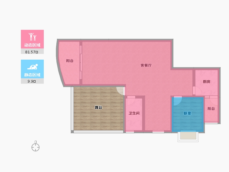 贵州省-遵义市-方圆学府壹号-102.33-户型库-动静分区