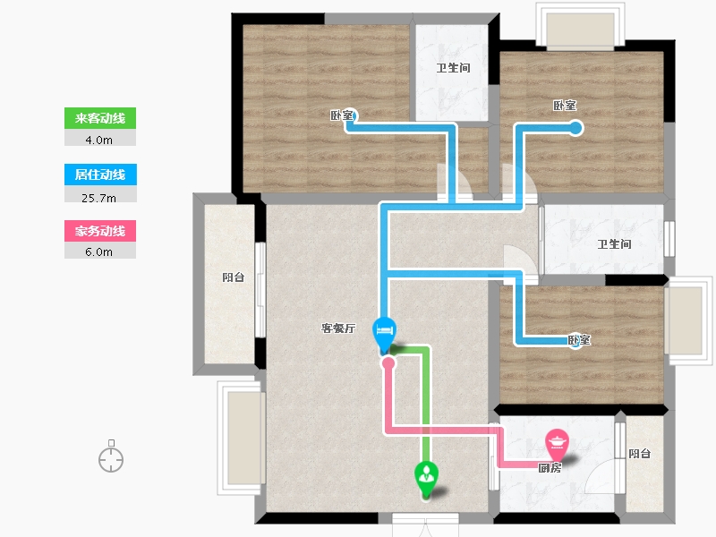 四川省-成都市-鹭湖宫17区全景舱-94.79-户型库-动静线