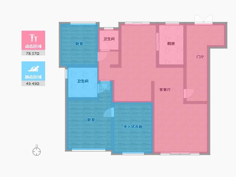 四川省-成都市-德商御璟天骄-114.71-户型库-动静分区