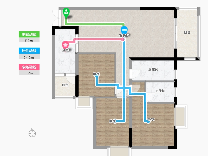 贵州省-安顺市-安顺世家-97.87-户型库-动静线