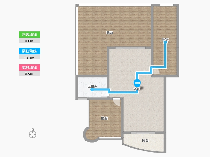 贵州省-遵义市-方圆学府壹号-130.23-户型库-动静线