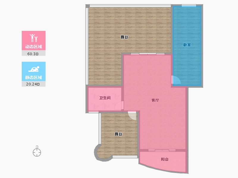 贵州省-遵义市-方圆学府壹号-130.23-户型库-动静分区