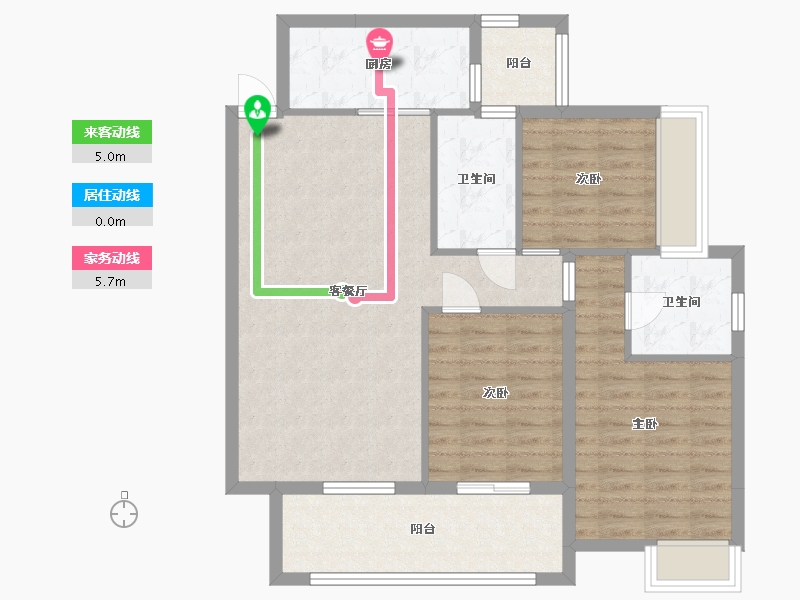 贵州省-贵阳市-保利春天大道-94.11-户型库-动静线