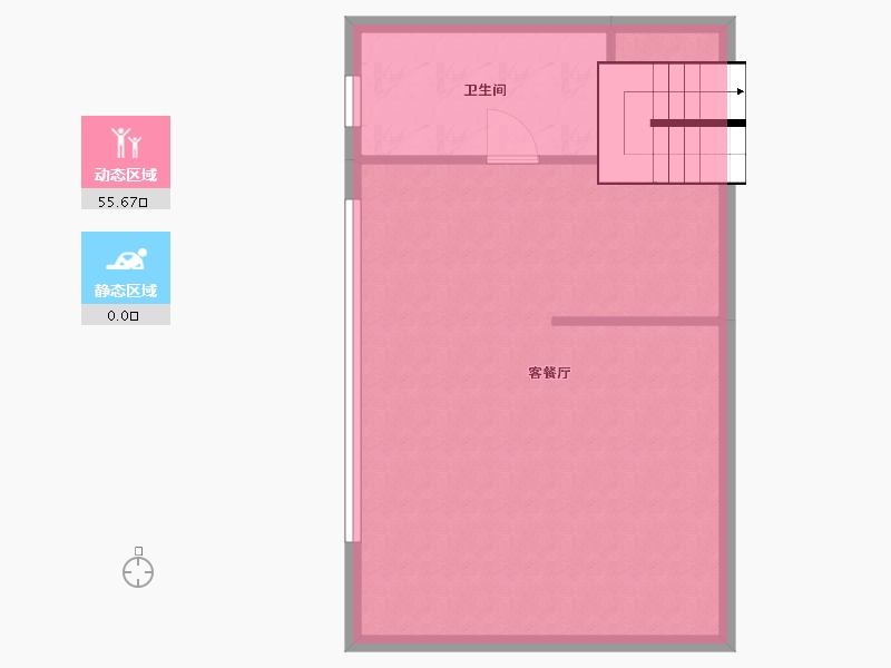 四川省-成都市-融创观玺台-51.12-户型库-动静分区