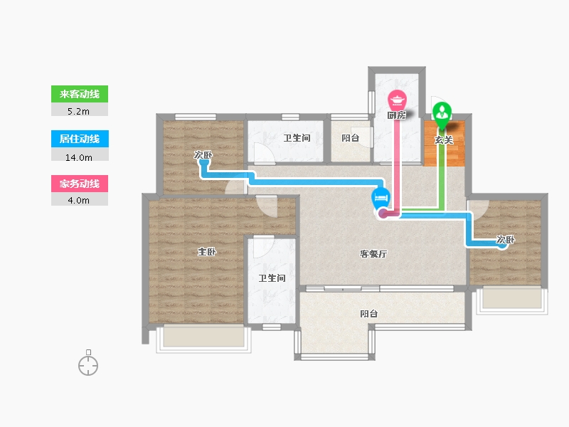 四川省-成都市-蓝光长岛城-96.62-户型库-动静线