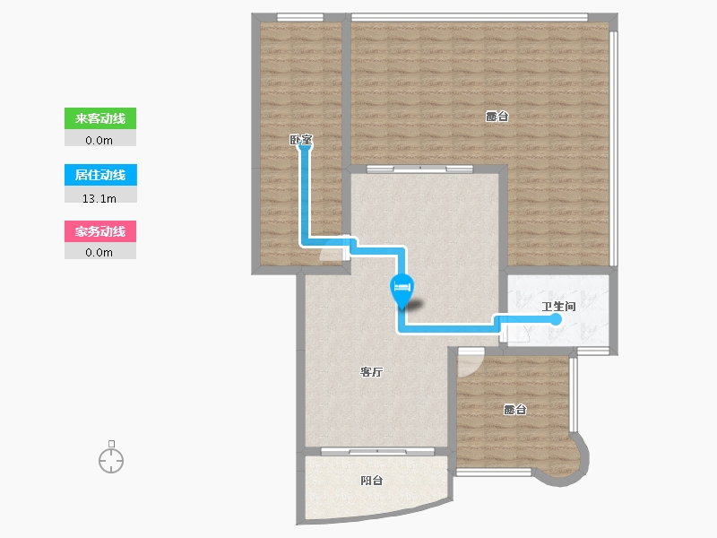 贵州省-遵义市-方圆学府壹号-126.09-户型库-动静线