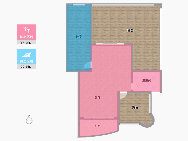 贵州省-遵义市-方圆学府壹号-126.09-户型库-动静分区