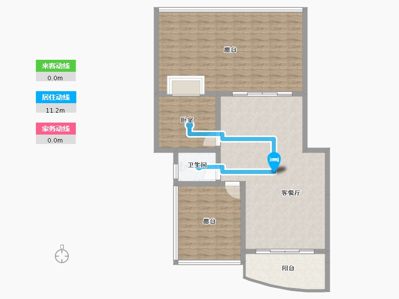 贵州省-遵义市-方圆学府壹号-104.51-户型库-动静线