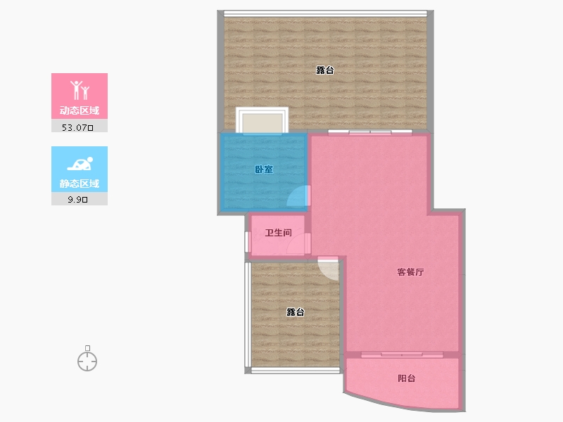 贵州省-遵义市-方圆学府壹号-104.51-户型库-动静分区