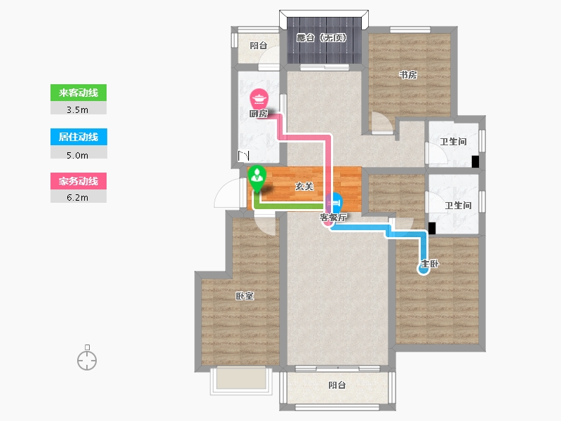 河北省-石家庄市-金悦府-101.75-户型库-动静线