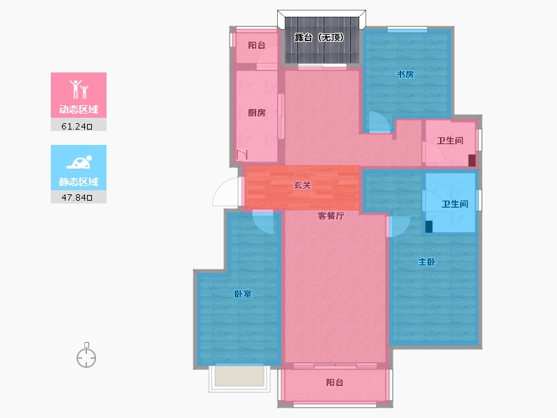 河北省-石家庄市-金悦府-101.75-户型库-动静分区