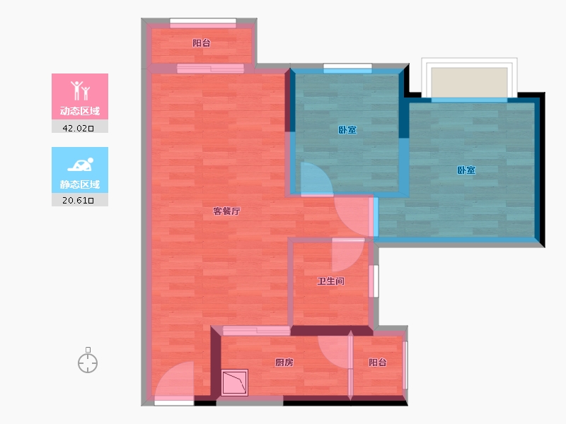 四川省-眉山市-江天樾-55.04-户型库-动静分区