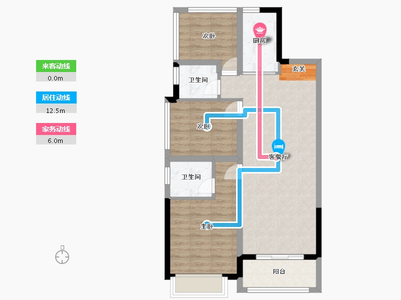 广西壮族自治区-柳州市-中梁百悦首府-71.16-户型库-动静线