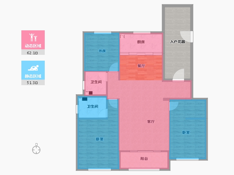 河北省-石家庄市-春熙雅园-117.54-户型库-动静分区