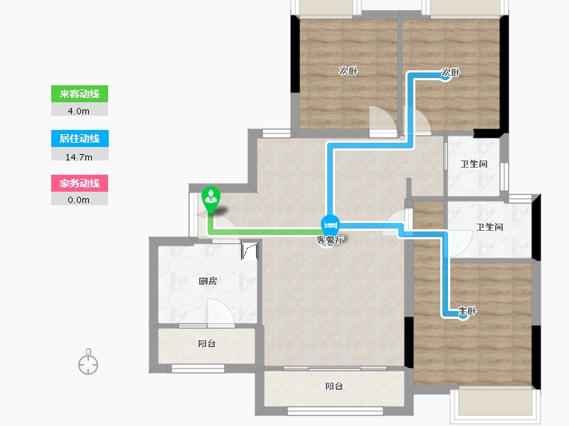 贵州省-贵阳市-乐湾国际城-81.79-户型库-动静线