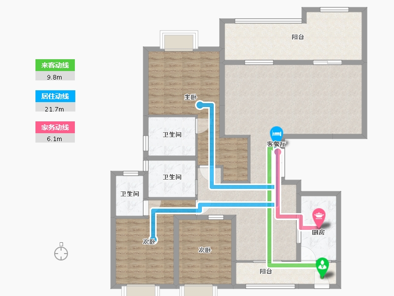 贵州省-贵阳市-乐湾国际城-131.25-户型库-动静线