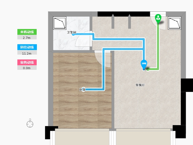 四川省-成都市-华侨城云创中心-33.64-户型库-动静线