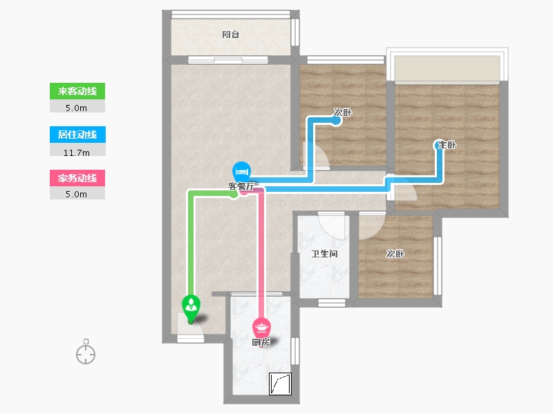 广东省-深圳市-吉祥悦府-65.53-户型库-动静线