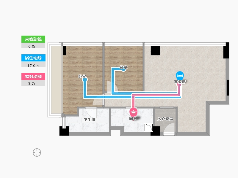 四川省-成都市-华侨城云创中心-63.51-户型库-动静线