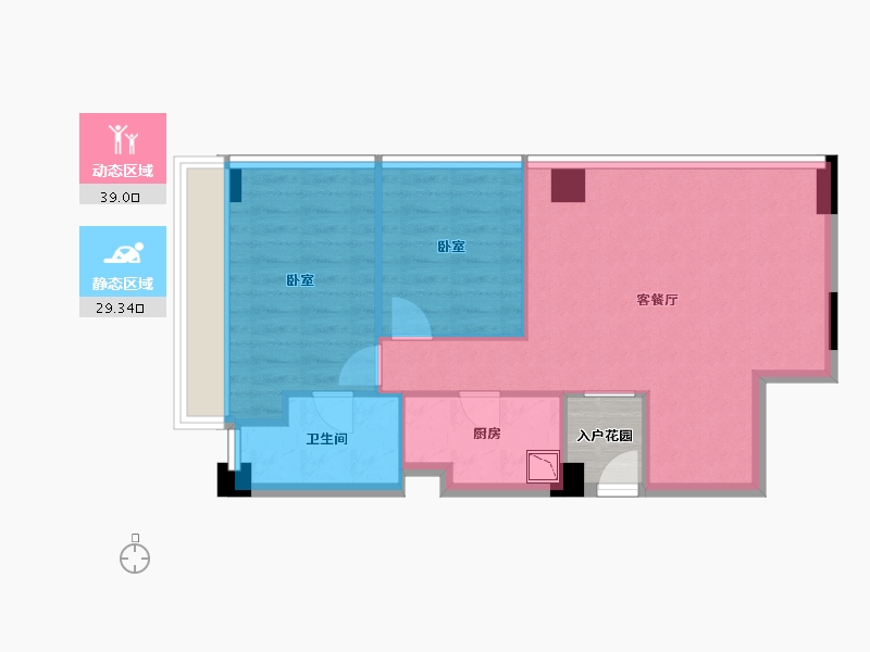 四川省-成都市-华侨城云创中心-63.51-户型库-动静分区