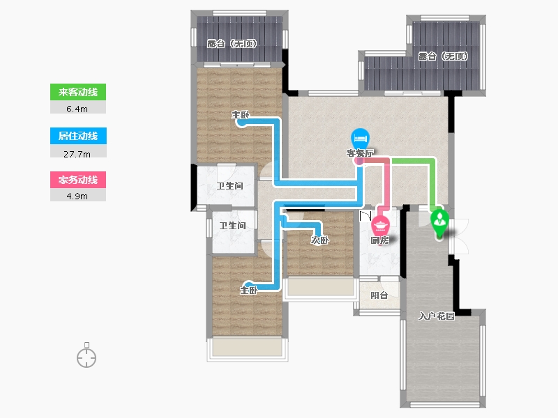 四川省-成都市-恒大银海湖-123.29-户型库-动静线